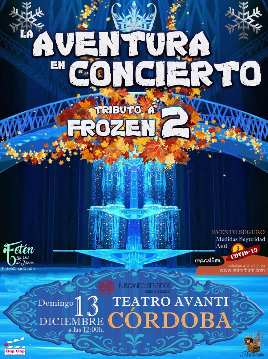 Tributo a Frozen 2 - Domingo 13 Diciembre (12:00 horas) LOCALIDADES AGOTADAS