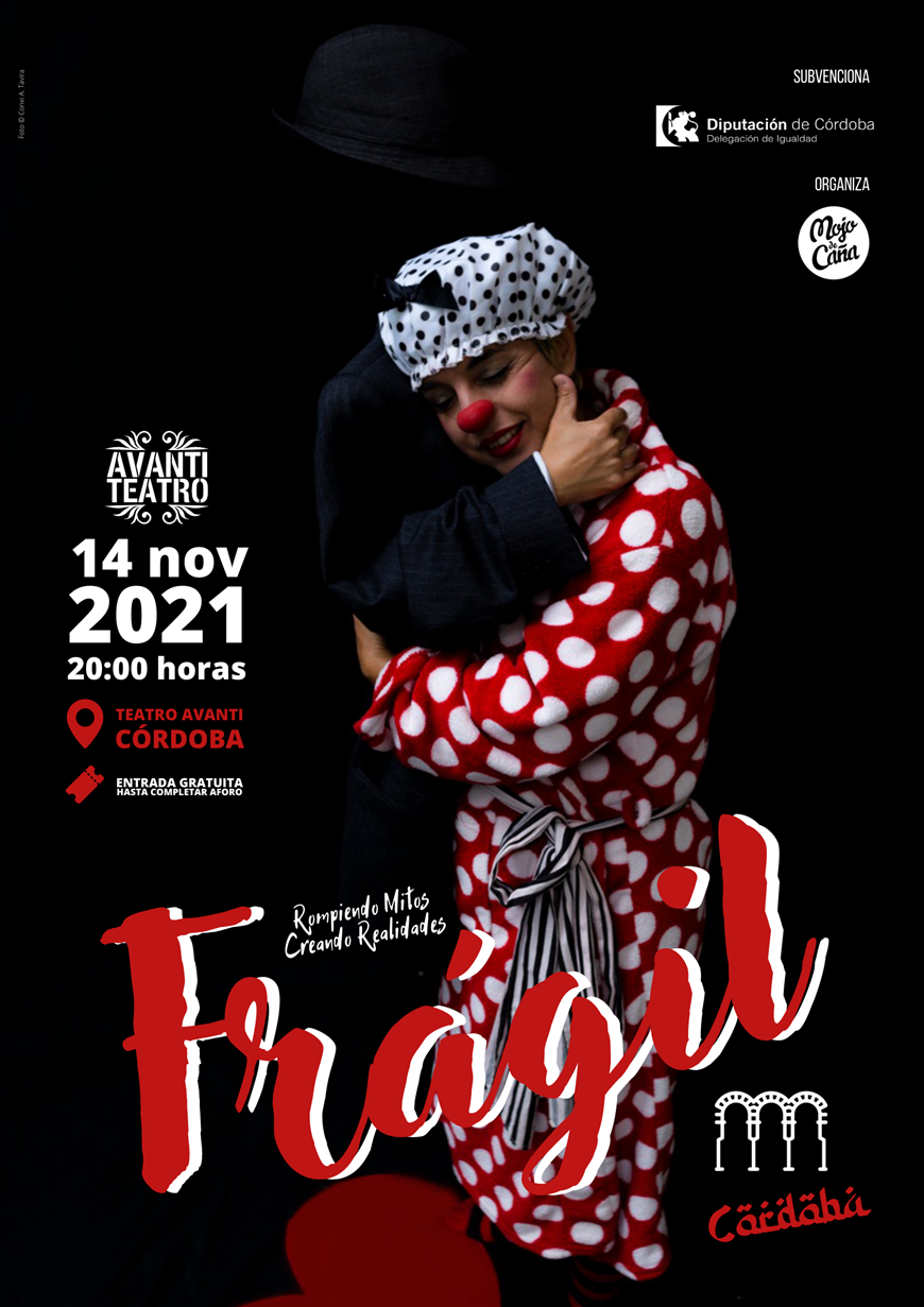 Fragil - Compañía Mojo de Caña.  Domingo 14 Noviembre (20:00 H)  Entrada libre hasta completar aforo.