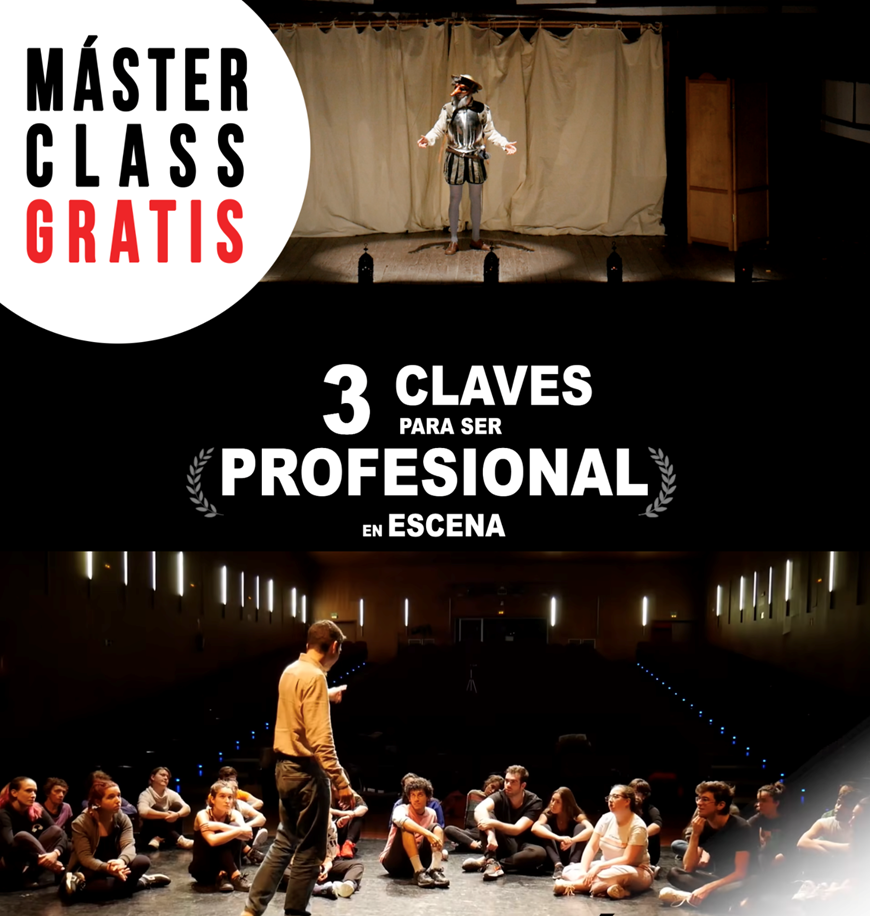 Masterclass 3 claves para ser profesional en escena - Javier Oliva Muñoz - 18 diciembre (11:00 h)