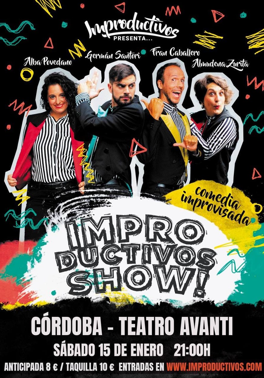 IMPRODUCTIVOS SHOW - Teatro de Improvisación - Sábado 15 Enero (21:00 h) Público Adulto