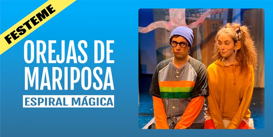 La Espiral Mágica presenta en Puebla de la Calzada el musical familiar  Orejas de mariposa