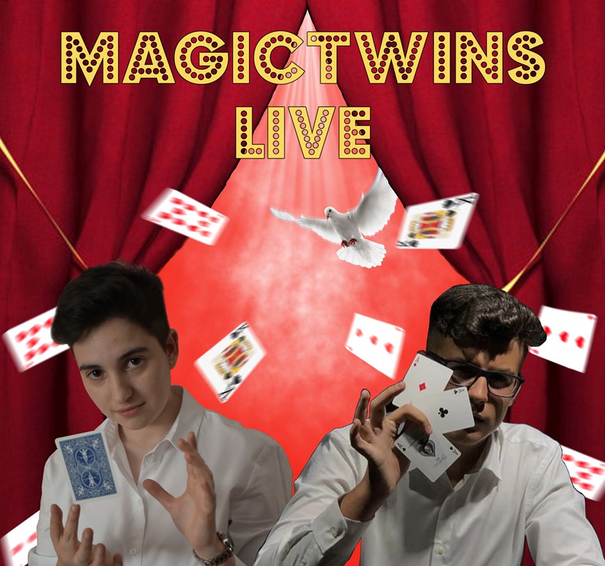 MAGICTWINS LIVE - Domingo 16 Enero (12:00 h) Público Familiar