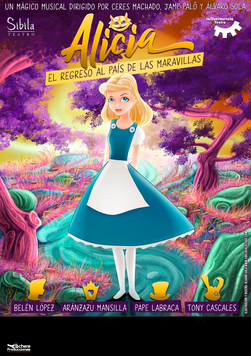 Alicia, el regreso al Pais de las Maravillas - Domingo 21 Enero (12:00 h y 18:00 h) - Público Familiar.