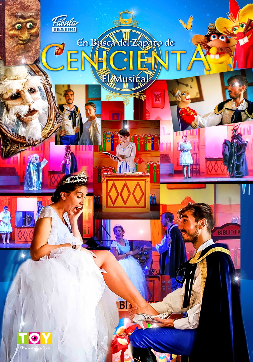 Cenicienta, en busca del zapato - Domingo 11 Febrero (12:00 h y 18:00 h) Público Familiar.